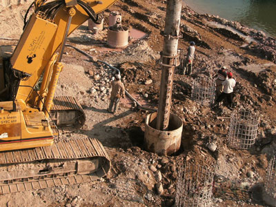 Pilas de cimentación